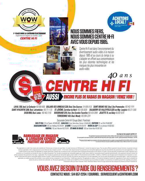 Circulaire Centre HI-FI - Page 78