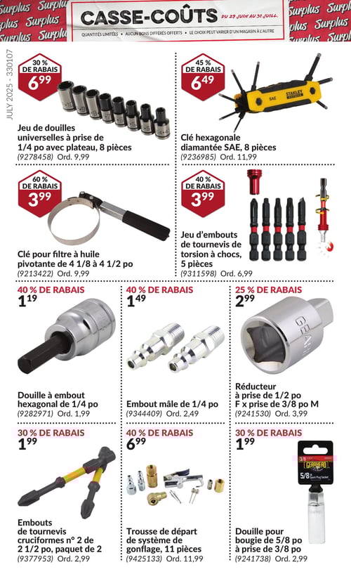 Circulaire Princess Auto - Casse-Coûts - Page 20