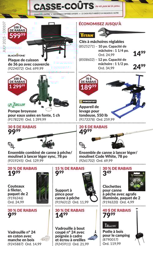 Circulaire Princess Auto - Casse-Coûts - Page 25