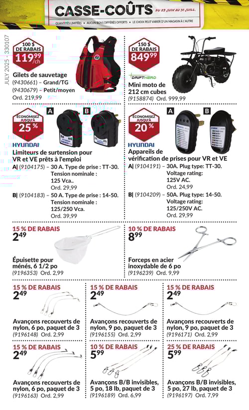 Circulaire Princess Auto - Casse-Coûts - Page 27