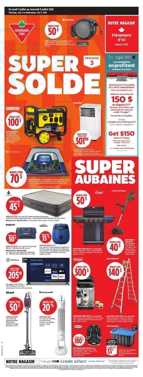 Circulaire Canadian Tire - Page 1