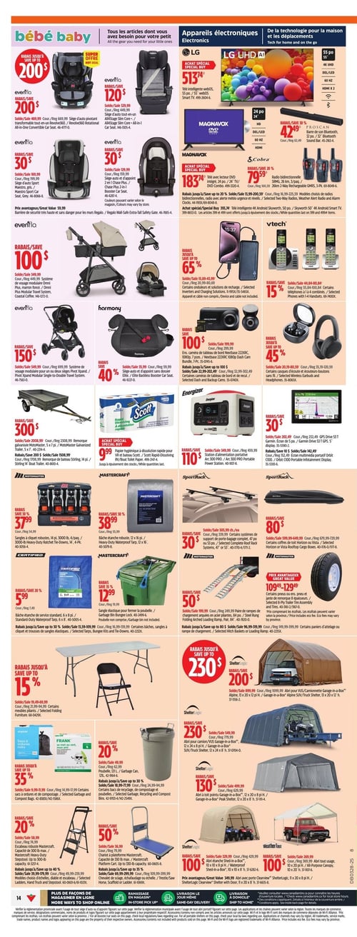 Circulaire Canadian Tire - Page 23