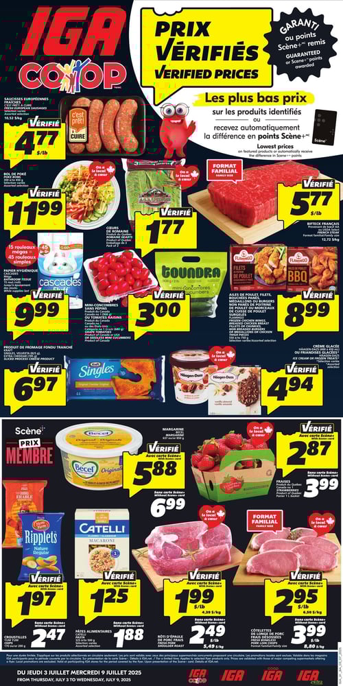 Circulaire IGA Coop Nouveau Brunswick - Page 1