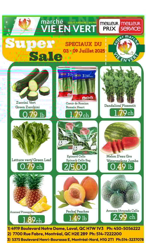 Circulaire Marché Vie en Vert - Page 1