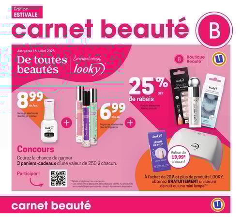 Circulaire Uniprix - Carnet Beauté - Page 1