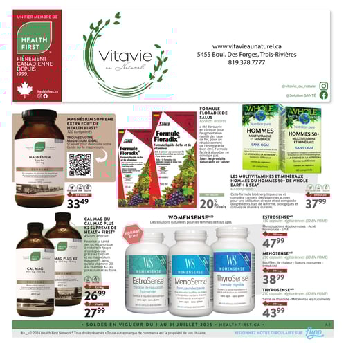 Circulaire Vitavie au Naturel - Page 1