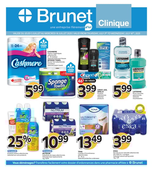 Circulaire Brunet - Clinique - Page 1