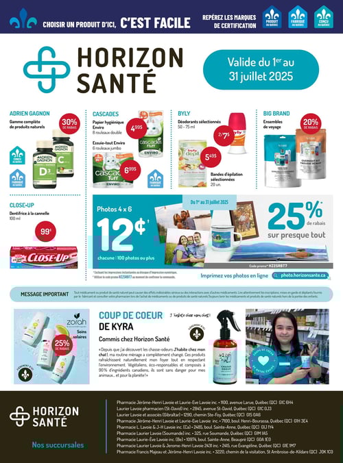 Circulaire Horizon Santé - Page 1