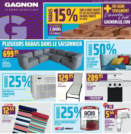 Circulaire GAGNON - La Grande Quincaillerie - Page 1
