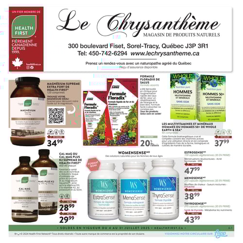 Circulaire Le Chrysanthème - Page 1