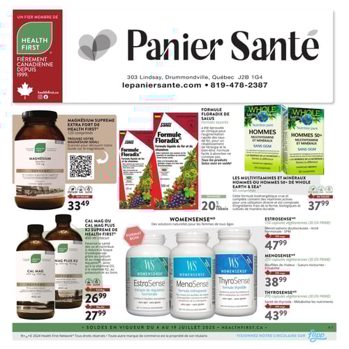Circulaire Panier Santé - Page 1