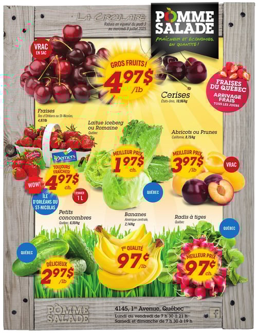 Circulaire Pomme Salade - Page 1