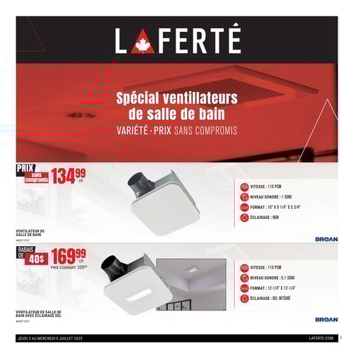 Circulaire Laferté - Spécial Ventilateurs de Salle de Bain - Page 2
