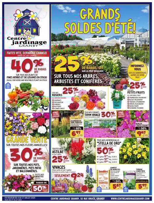 Circulaire Centre Jardinage Granby - Page 1