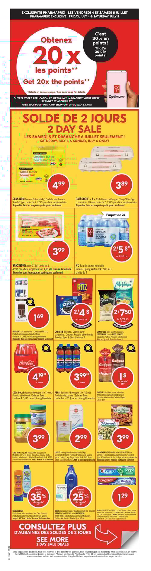 Circulaire Pharmaprix - Page 1