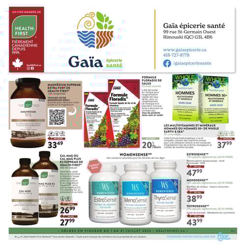 Circulaire Gaïa Épicerie Santé - Page 1