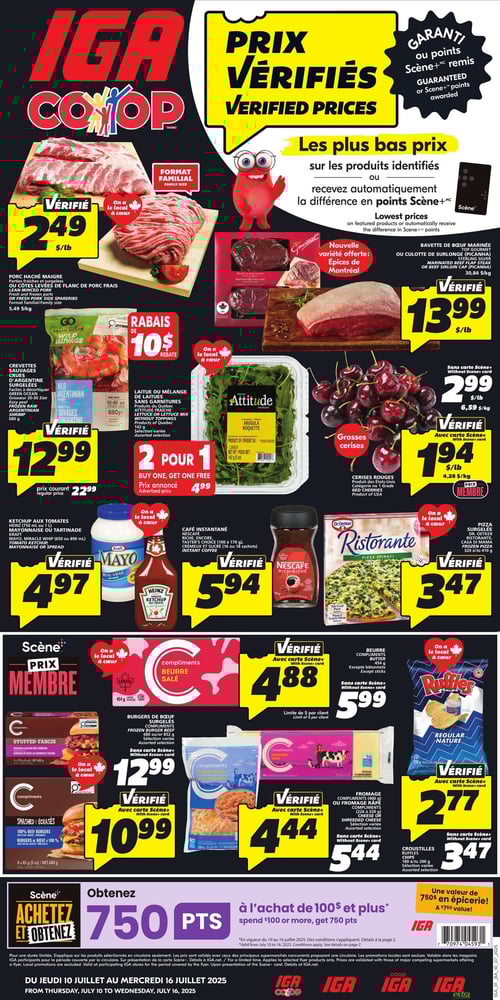 Circulaire IGA Coop Nouveau Brunswick - Page 1