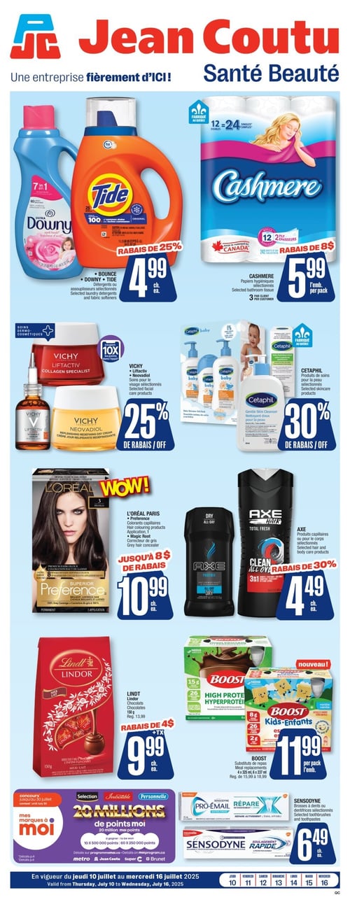 Circulaire Jean Coutu - Santé Beauté - Page 1