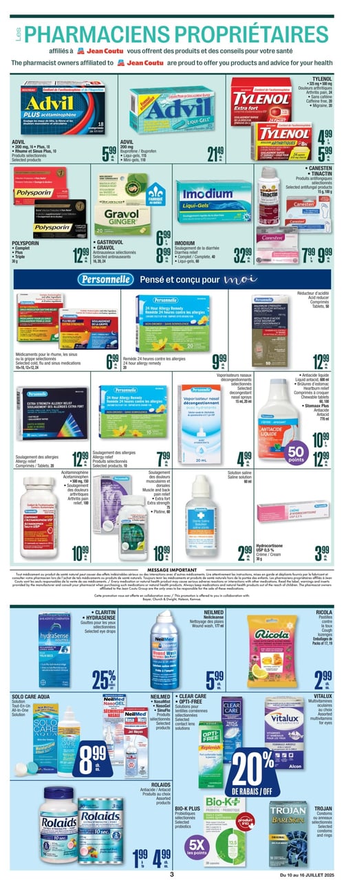 Circulaire Jean Coutu - Santé Beauté - Page 3