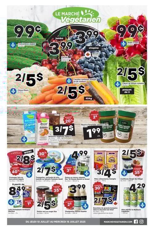 Circulaire Marché Végétarien - Page 1