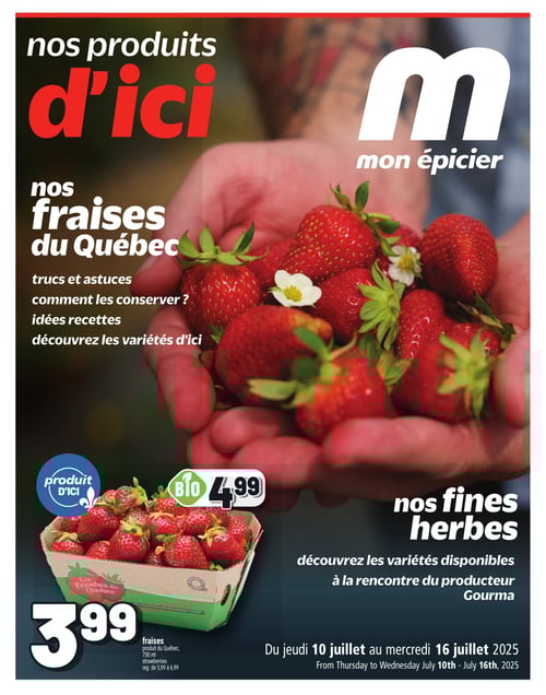 Circulaire Metro - Nos fraises du Québec - Page 1
