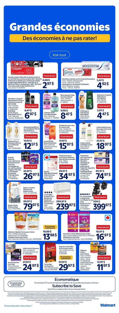 Circulaire Walmart - Grandes Économies - Page 7