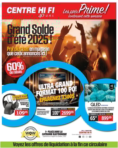 Circulaire Centre HI-FI - Page 1