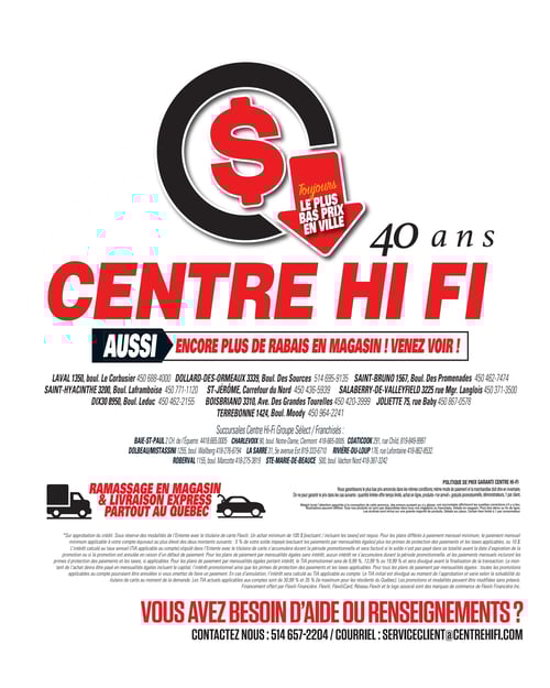 Circulaire Centre HI-FI - Page 81