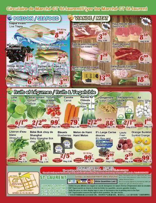Circulaire Marché C & T - St-Laurent - Page 1