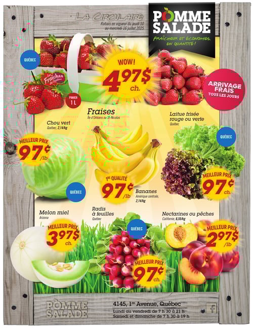Circulaire Pomme Salade - Page 1