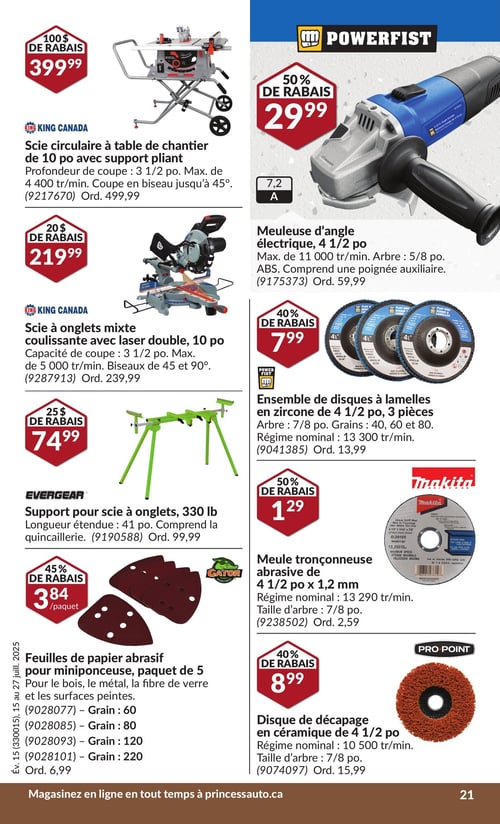 Circulaire Princess Auto - Page 27