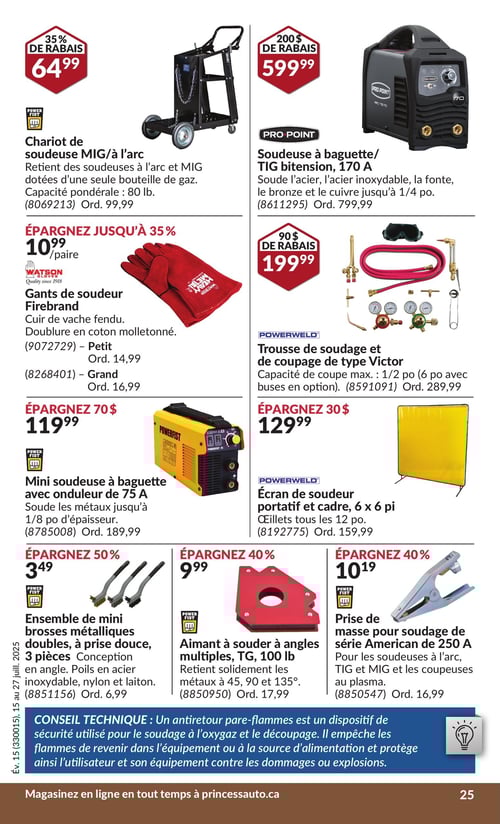 Circulaire Princess Auto - Page 31