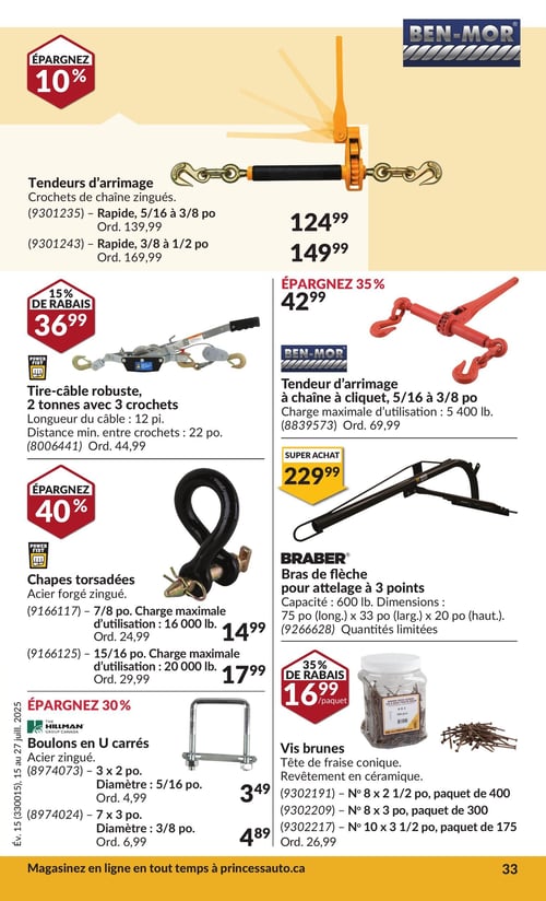 Circulaire Princess Auto - Page 39