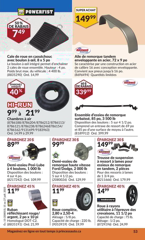 Circulaire Princess Auto - Page 59