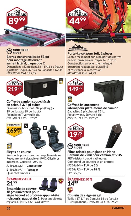 Circulaire Princess Auto - Page 62