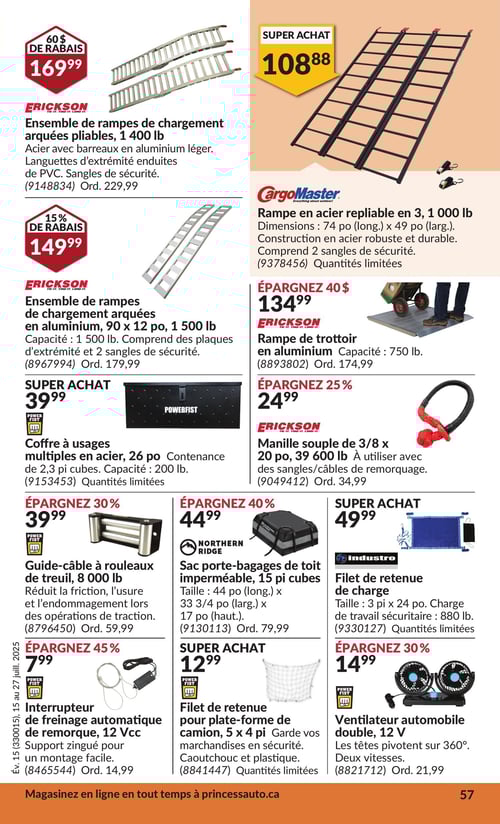 Circulaire Princess Auto - Page 63