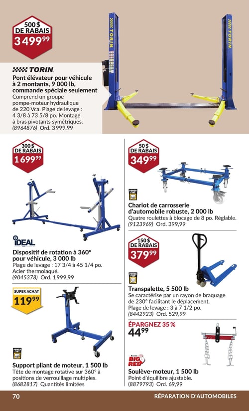 Circulaire Princess Auto - Page 76