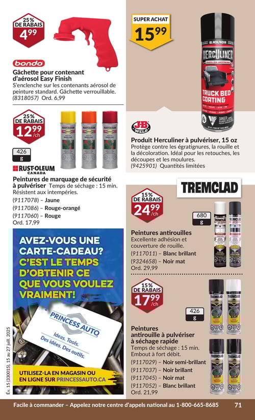 Circulaire Princess Auto - Page 77