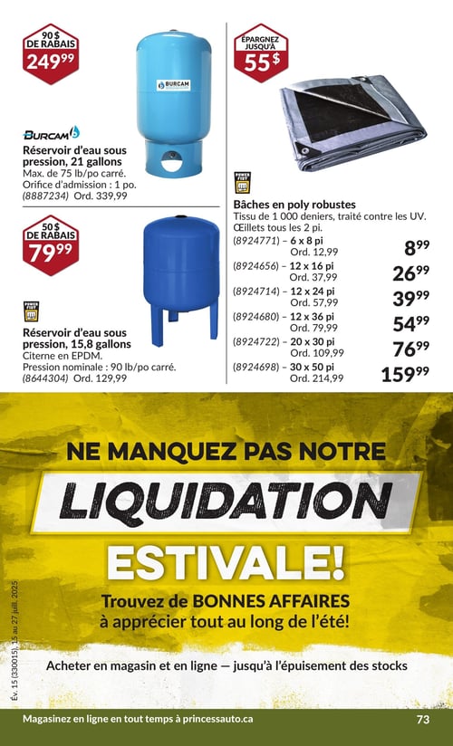 Circulaire Princess Auto - Page 79