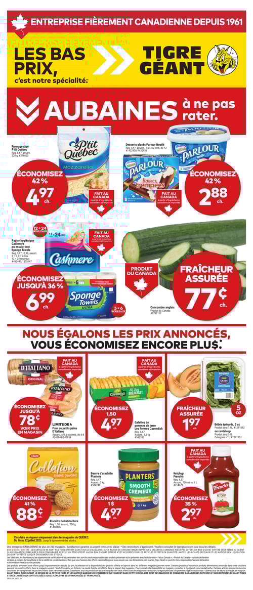 Circulaire Tigre Géant - Page 1