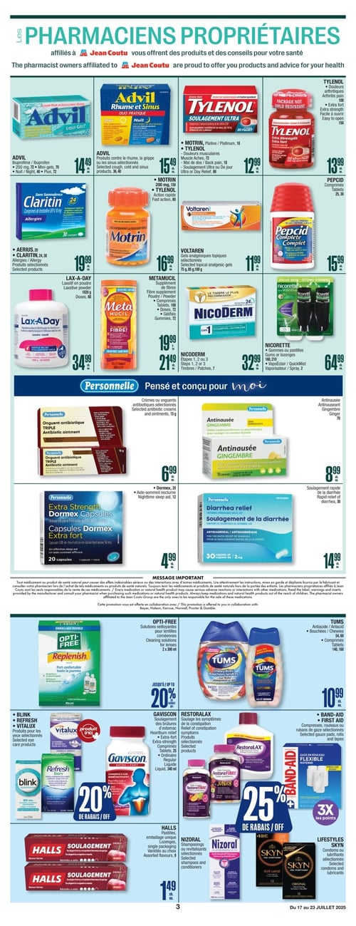 Circulaire Jean Coutu - Santé Beauté - Page 3