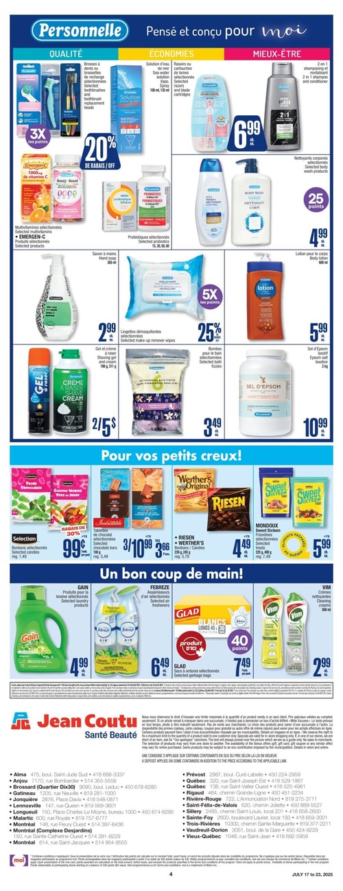 Circulaire Jean Coutu - Santé Beauté - Page 4
