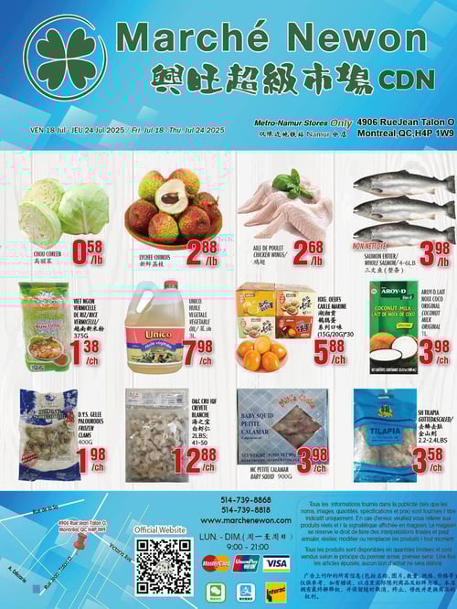 Circulaire Marché Newon Jean Talon - Page 1