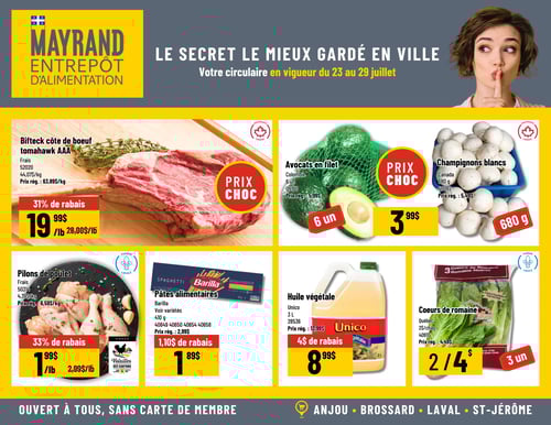 Circulaire Mayrand Entrepôt D'alimentation - Page 1