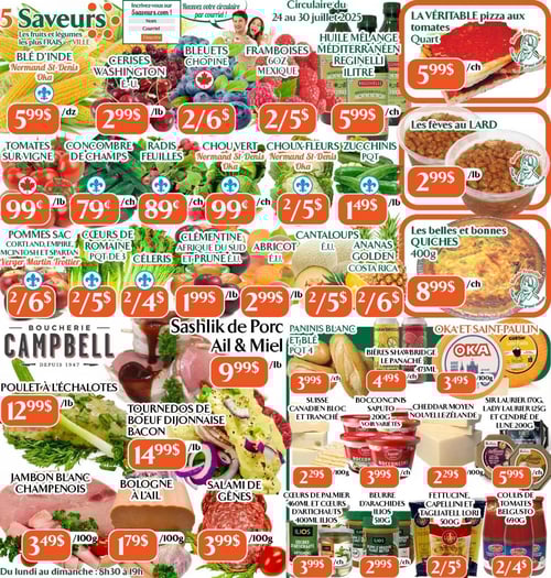 Circulaire Marché Le 5 Saveurs - Page 1