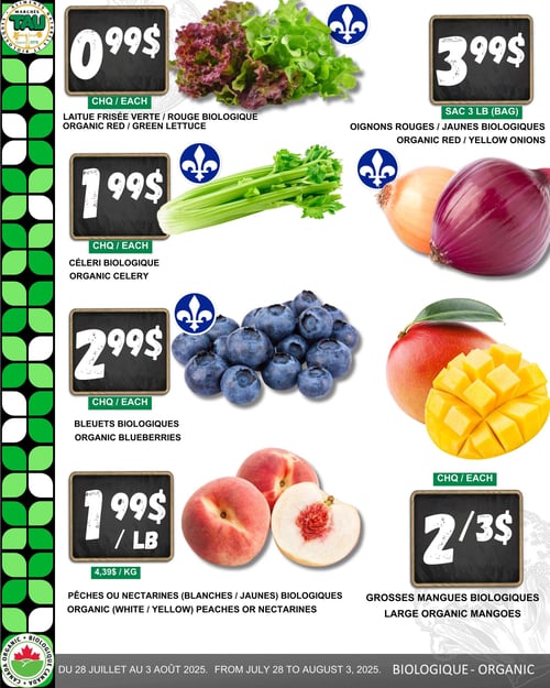 Circulaire TAU Marché d'alimentation Naturelle - Biologique - Page 1