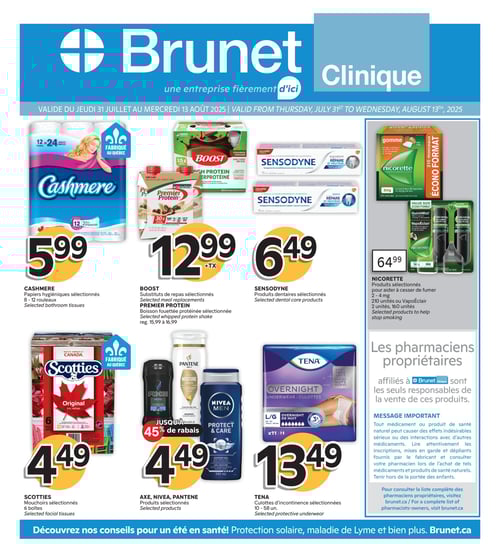Circulaire Brunet - Clinique - Page 1