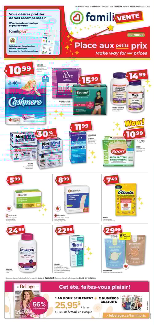 Circulaire Familiprix - Clinique - Page 1
