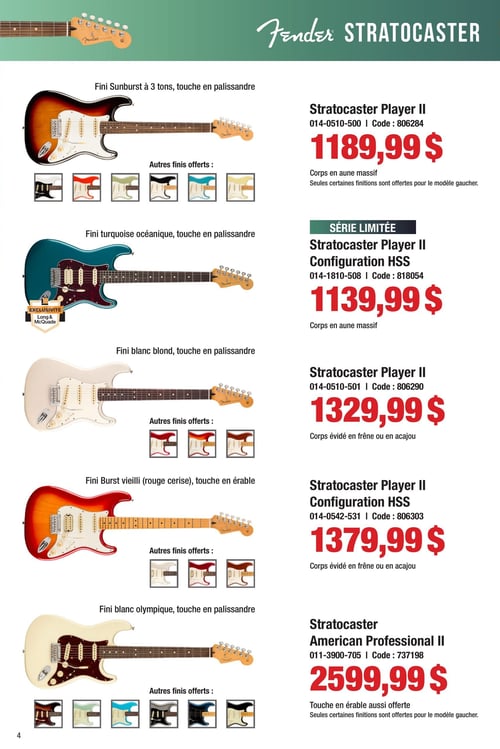 Circulaire Long & McQuade Instruments de Musique - Page 4