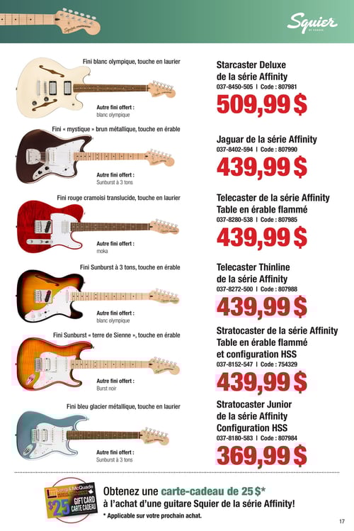 Circulaire Long & McQuade Instruments de Musique - Page 17
